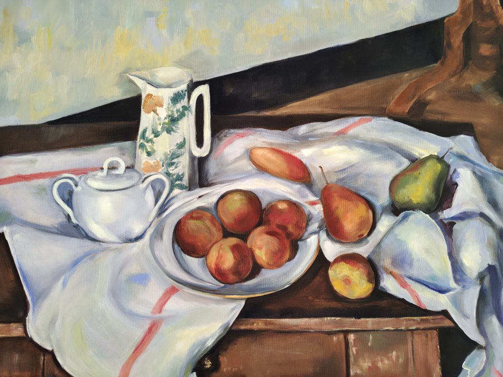 kopia obrazu Paul Cezanne "Martwa natura". Olej na płótnie Monika Domachowska